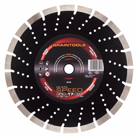 RHODIUS Diamantklinga LD410 Speed 350x17x3,0x25,4