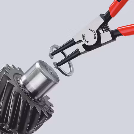 KNIPEX Låsringstång för ytterringar på axlar A1 10-25 mm