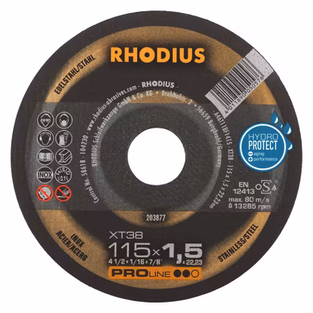 RHODIUS XT38 Kapskiva 150x1,5x22,23 (25 förp)