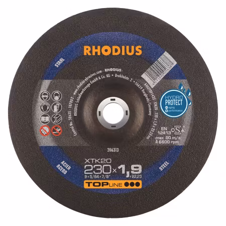 RHODIUS XTK20 Kapskiva 230x1,9 x22,23 (25 förp)
