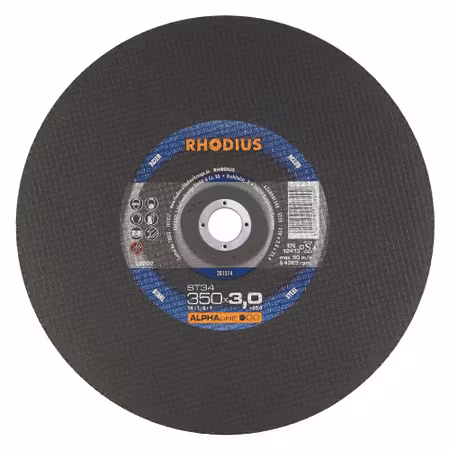 RHODIUS ST34 Kapskiva 350x3,0x25,4 (10 förp)