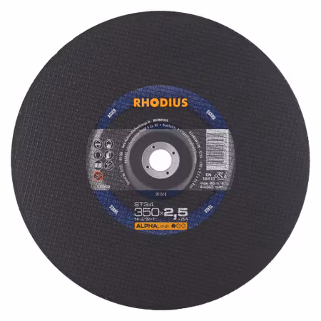 RHODIUS ST34 Kapskiva 350x2,5x25,4 (10 förp)