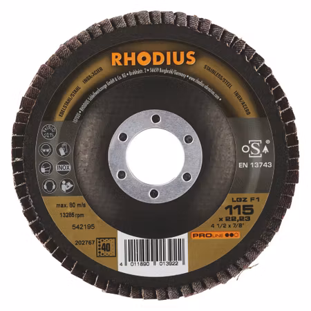 RHODIUS LGZF1 115x22,23 K60 (10 förp)