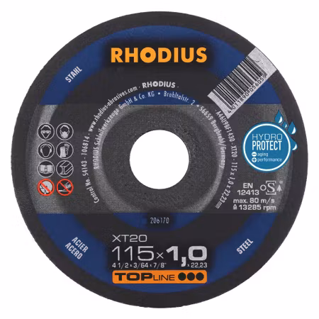 RHODIUS XT20 Kapskiva 115x1,0 x22,23 (50 förp)