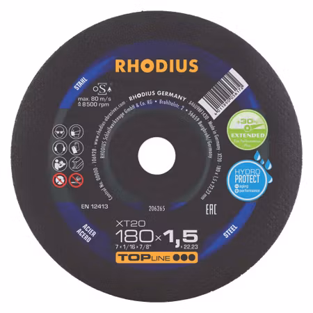 RHODIUS XT20 Kapskiva 180x1,5 x22,23 (50 förp)
