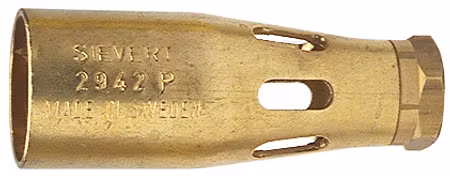 SIEVERT Brännare, fyllig vindsäker låga, Ø 32 mm, 1200 g/h 2 bar,  2000 g/h 4 bar