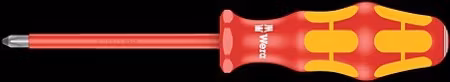 WERA 162i PH 1 x 80 mm VDE Insulated screwdriver for Phillips screws PH 1x80