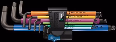 WERA 950 SPKL 1 x 1,5x90; 1 x 2,0x101; 1 x 2,5x112 Multicolour 1 x 3,0x123; 1 x 4,0x137; 1 x 5,0x154