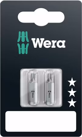 WERA 855/1 Z PZ 2 x 25 mm SB Bits assortment 855/1 Z PZ 2 x PZ 2x25;