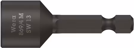 WERA 869/4 M SW 13,0 x 50 mm SB Nut setters 869/4 M 1 x 13,0x50,0;