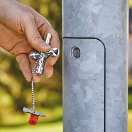 KNIPEX Apparatskåpsnyckel 76mm