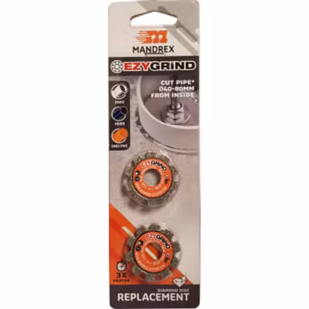 MANDREX Ezygrind utbytesklinga 40-80mm (2st)
