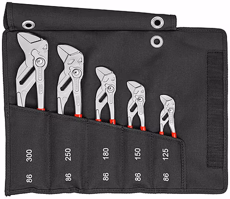 KNIPEX Tångnyckelset 5 delar 125-300mm