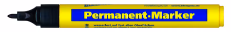 BLEISPITZ Permanet-Marker Rund spets Svart 10st