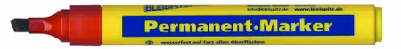 BLEISPITZ Permanet-Marker Bred spets Röd 10s