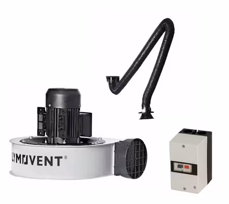 PlymoVent Svets-/rökutsugset 3m arm,inkl fläkt