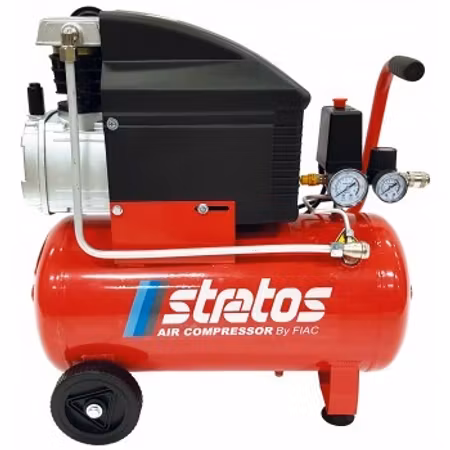 Kompressor 2,0 Hk,125L/min,24L tank 230V