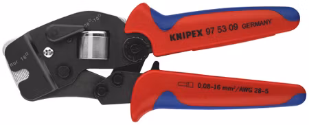 KNIPEX Självinställande presstång för ändhylsor med frontinföring