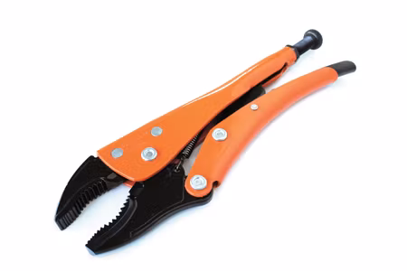 GRIP-ON Curved Jaws with wire cutter 0-62 mm