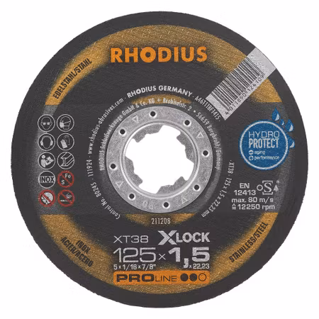 Rhodius XT38 XLock 125x1,5 (25 förp)