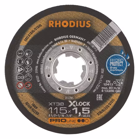 Rhodius XT38 XLock 115x1,5 (25 förp)