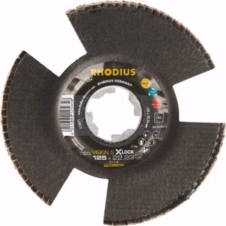 Rhodius Vision Speed XLock 125mm P80 10st/frp