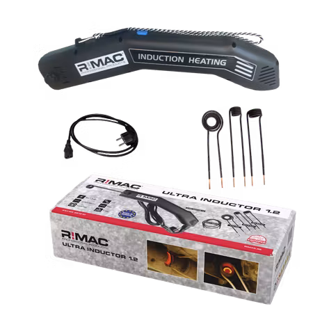 RIMAC ULTRA Induktionsvärmare 1,2 kw inkl 4 st Coils (19, 26, pad, flexi) lev i kartong