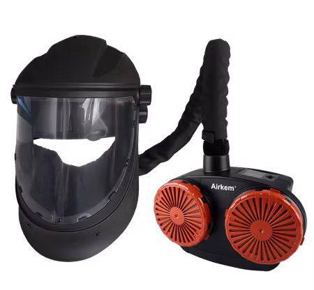 Weltek Slipvisir batteridrivet Kemfilter