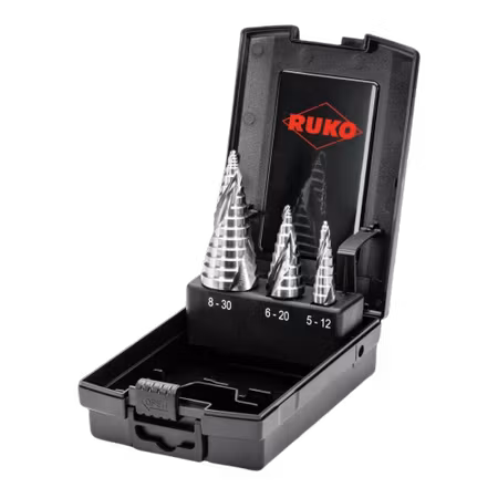 RUKO Stegborrset 5-30 mm. Flowstep