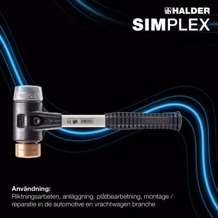 HALDER-SIMPLEX Mjuk hammare Ø30,