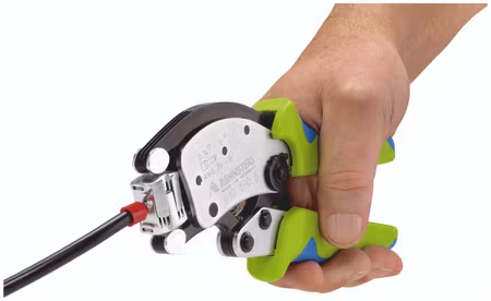 RENNSTEIG Krimpverktyg Twistor®16 med 360° roterbar krympmatris