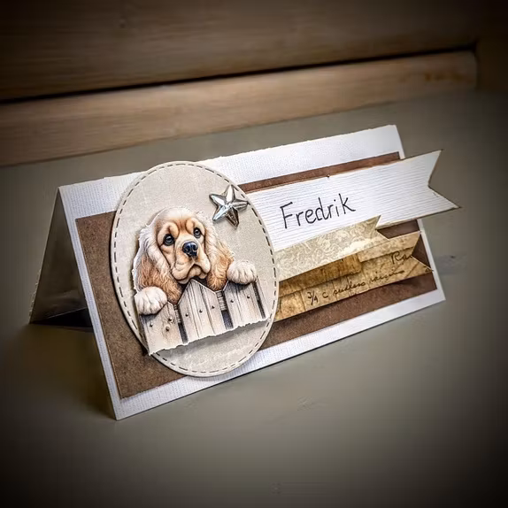 Simple personalised place cards without images/ Enkle personlige bordkort uten bilde