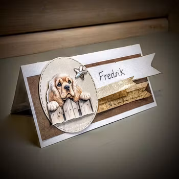 Simple personalised place cards without images/ Enkle personlige bordkort uten bilde