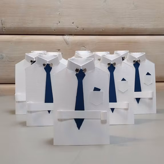 Simple personalised place cards without images/ Enkle personlige bordkort uten bilde