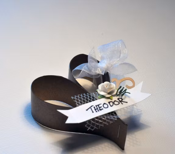 Simple personalised place cards without images/ Enkle personlige bordkort uten bilde