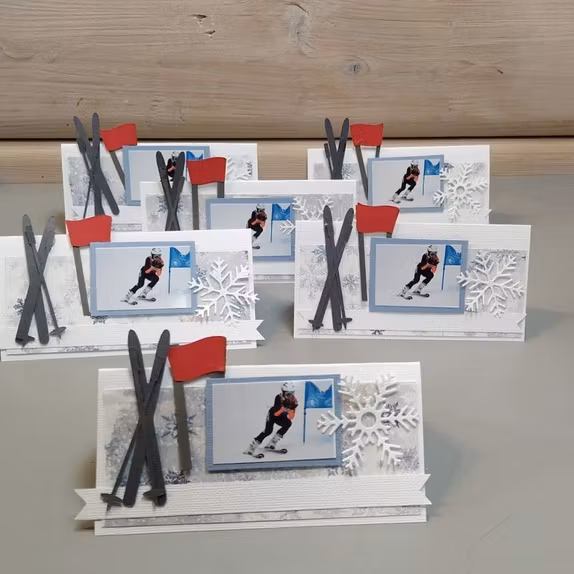 Personal place cards with images/ Personlig bordkort med bilde