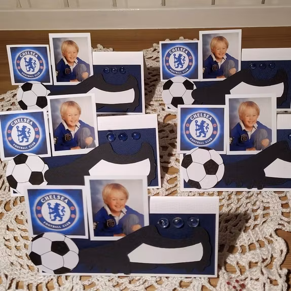 Personal place cards with images/ Personlig bordkort med bilde