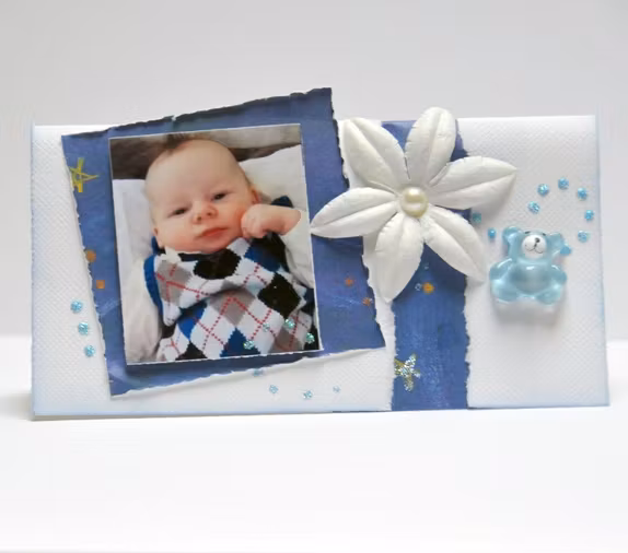 Personal place cards with images/ Personlig bordkort med bilde