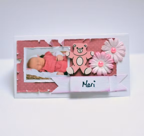 Personal place cards with images/ Personlig bordkort med bilde