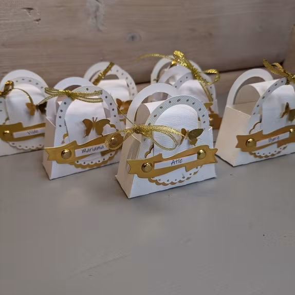 More complicated place cards/ Mer kompliserte bordkort