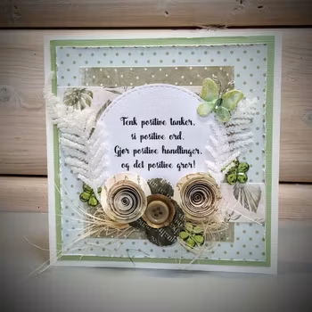 Kort med norsk tekst