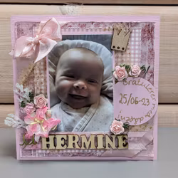 Personlig designet kort 15x15 cm