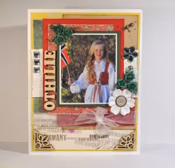 Personlig designet kort 21x15 cm