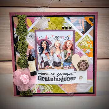 50 years card