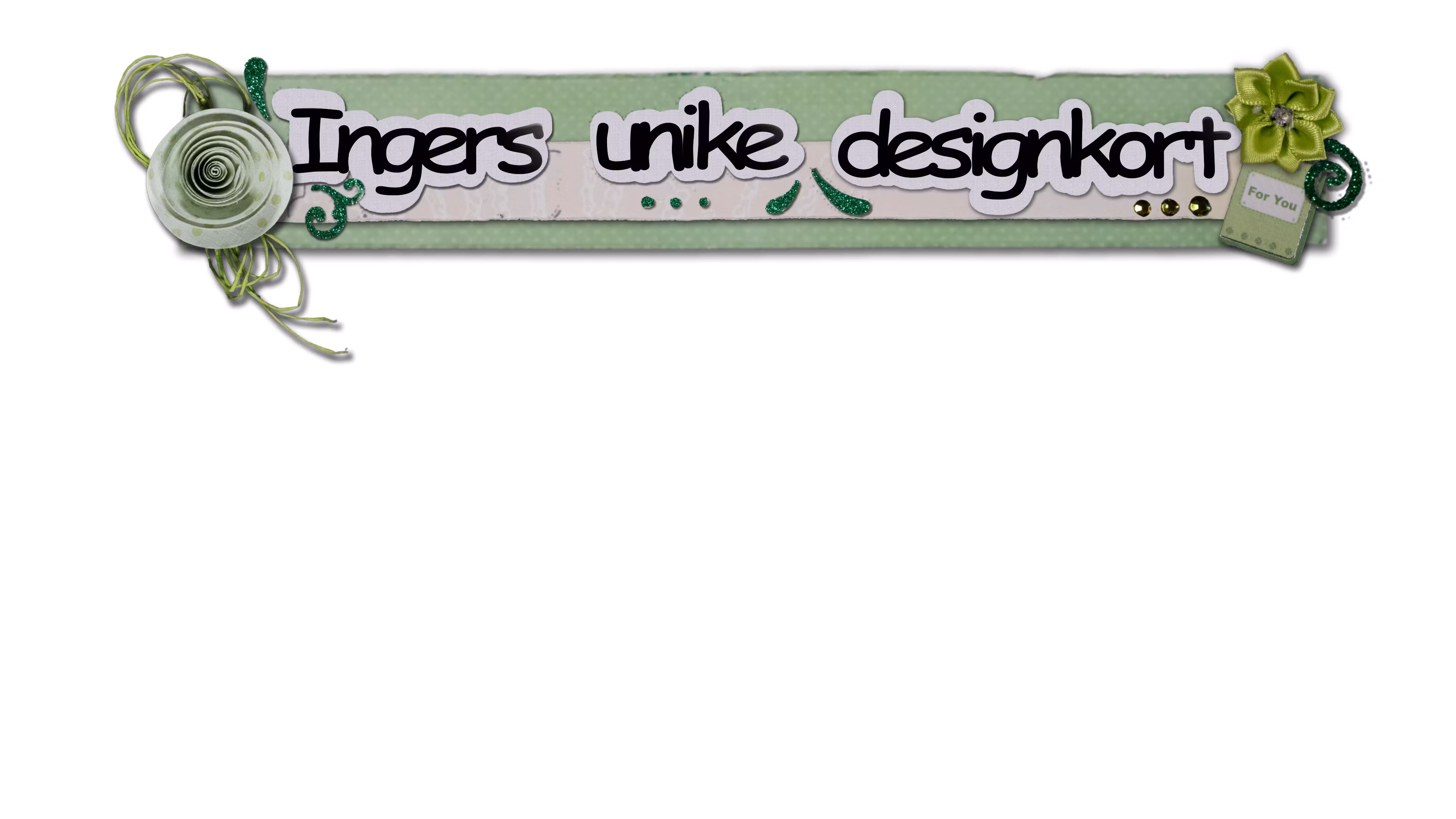 Ingers unike designkort