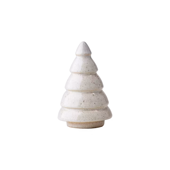 Gran i keramik naturfärgad liten