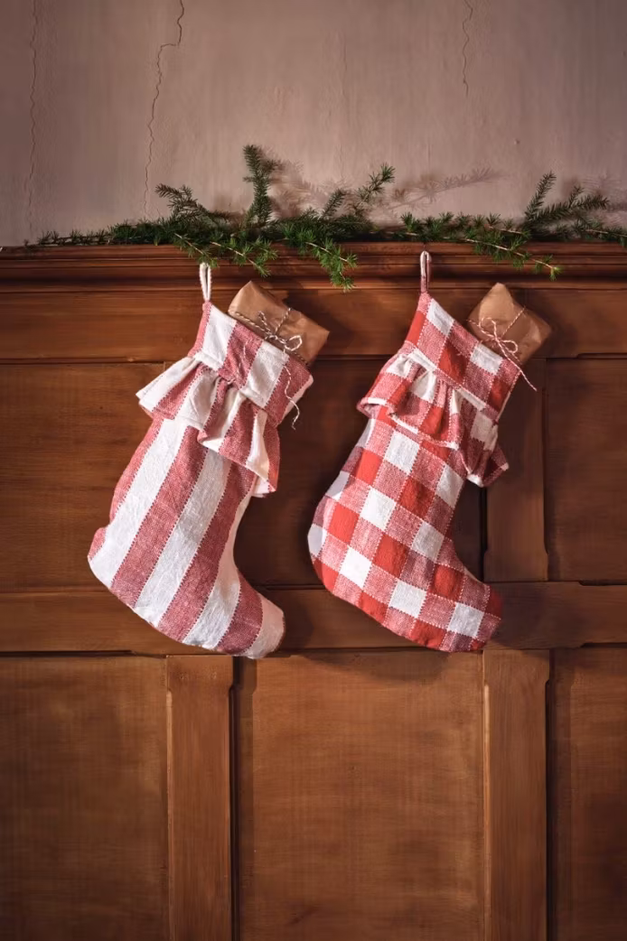 Julstrumpa randig