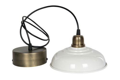 Tak/fönsterlampa, antikvit