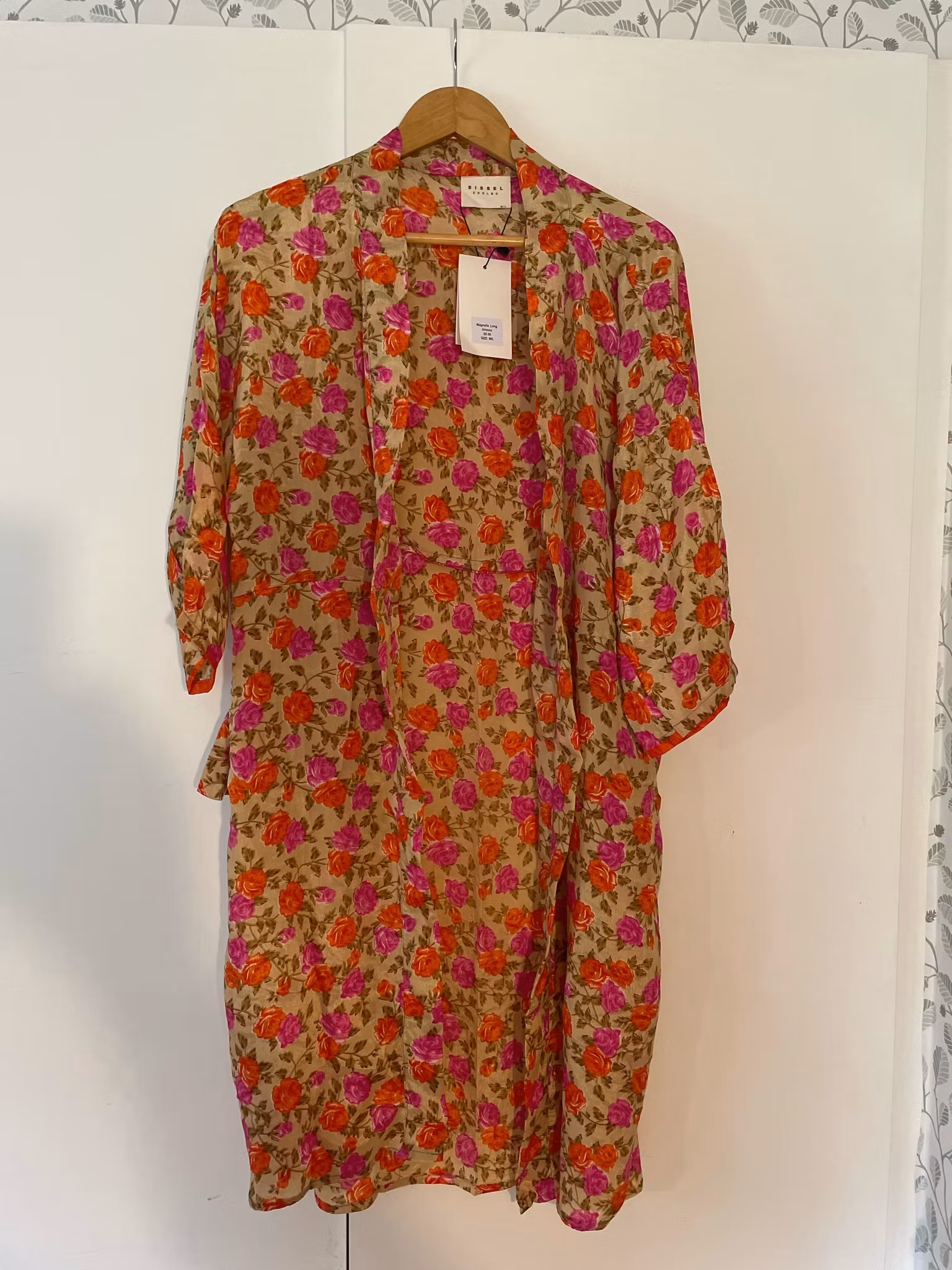 Kimono - Rosa blommor