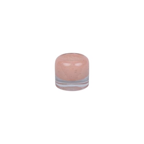 Ljuslykta i glas -rosa liten